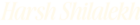 Harsh Shilalekh Name Plate Website Logo 350-100 Skin Color 150ppi